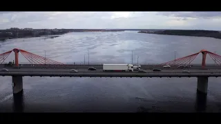 Around Riga with drone