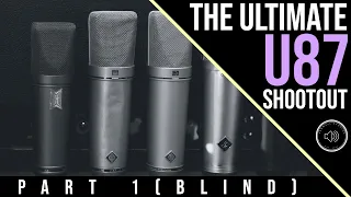 The Ultimate U87 Mic Shootout | Part 1(Blind) | Vintage Neumann/U87AI/Warm/Serrano/BeesNeez