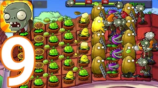 Plants vs Zombies - Gameplay Walkthrough Part 9 - Roof [Level 1,5] (Ios, Android)