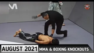 MMA & boxing knockouts ¦ August 2021 Week 1