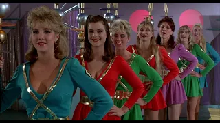 Sybil Danning Busty in Spandex Disco Pants with Amazon Beauties Comedy Spoof 1080P BD