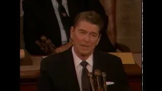 President Reagan's State of the Union Address to Congress and the Nation on February 4, 1986