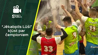 "Jēkabpils Lūši" izcīna Latvijas volejbola čempionu titulu