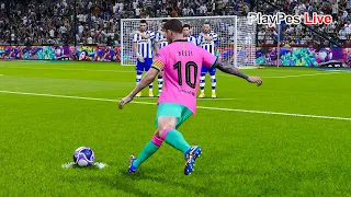 PES 2021 - Alaves vs Barcelona - Full Match & Messi Free Kick Goal - Gameplay PC