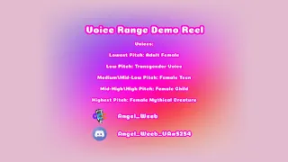 Voice Acting Demo Reel - 2021