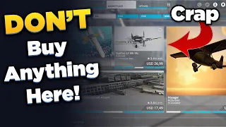 Don't buy anything in the Microsoft Flight Simulator marketplace!