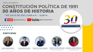 Constitución política de 1991: 30 años de historia