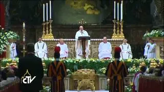 Papa Francesco - veglia di Pasqua 19 4 14