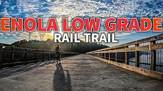 Riding a Sunbaked 50-Miles on Enola Low Grade Trail in Pennsylvania