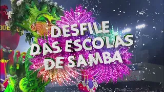 Chamada do DESFILE DAS ESCOLAS DE SAMBA de SÃO PAULO na Globo | Carnaval Globeleza (22 e 23/04/2022)