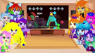 George Dazzle, Lemon, & Random Mlp & Eg react to Fnf Tricky vs Whitty!!! (So, so awesome!!!🤩🤩🤩🤩)