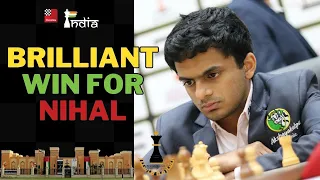 Nihal Sarin on his brilliant win against Aydin Suleymanli | Sharjah Masters 2023