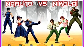 【KOF2002UM】Naruto-ナルト VS Nikolai-保力達 | Ft-10 | Epic Battle 🔥