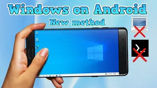 How to install windows on Android | New Fastest method⚡