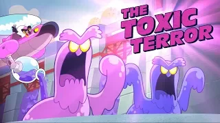 Chuck Chicken Power Up - The Toxic Terror - Action Cartoon