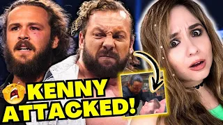 THE ELITE ATTACK KENNY OMEGA AFTER EMOTIONAL PROMO!