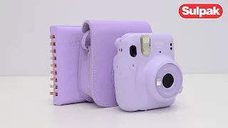 ФОТОКАМЕРА FUJIFILM INSTAX MINI 11 LILAC PURPLE BUNDLE BOX распаковка