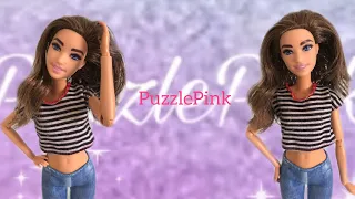 I Made A PuzzlePink Doll! | Doll Head Swap video | DIY PuzzlePink Doll! |