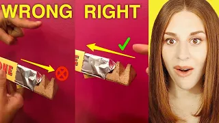 Things You've Been Doing Wrong Your WHOLE LIFE - REACTION