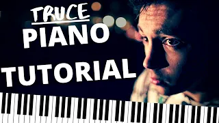 How to Play Truce Twenty One Pilots on Piano - truce piano tutorial + Sheet Music