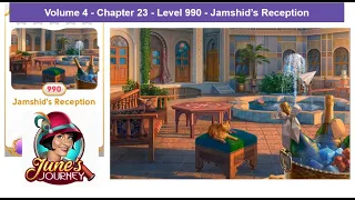 June's Journey - Vol 4 - Chapter 23 - Level 990 - Jamshid's Reception (Complete Gameplay, in order)