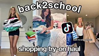 BACK2SCHOOL Shopping TRY-ON HAUL | TikTok Compilation | Back To School | Try-On Haul