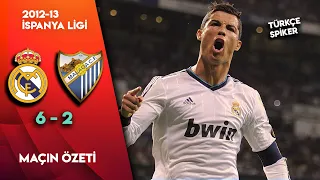 Real Madrid 6-2 Malaga | 2012-13 İspanya La Liga - Türkçe Spiker