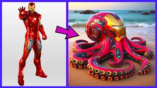 AVENGERS But OCTOPUS 🐙 VENGERS 🔥 All Characters (marvel & DC) 2024💥