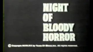 Night of Bloody Horror (1969) TV Spot