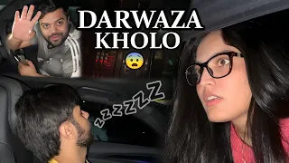 GHAR K BAHIR PHANS GAYE 😨 | Areeb Gari Mai He Sogaye 😍 | Ducky Bhai Hum Sy Naraz 😂