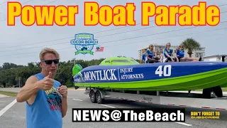 POWER BOAT PARADE! Thunder on Cocoa Beach Boat Parade 2024!