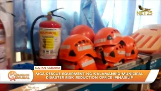 Mga rescue equipment ng Kalamansig Municipal Disaster Risk Reduction Office ipinasilip