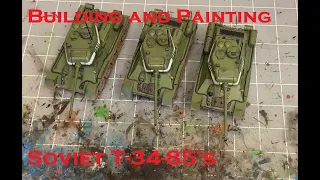 Painting T-34-85's for Achtung Panzer!