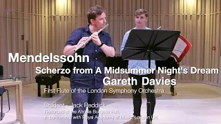 Gareth Davies - "Scherzo" from Midsummer night's Dream -  Mendelssohn