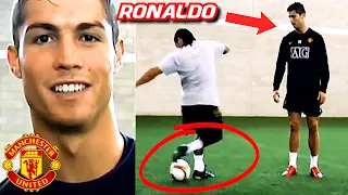 CRISTIANO RONALDO & JEREMY LYNCH DOING FOOTBALL SKILLS AT Manchester United ⚽️🔥 #Shorts