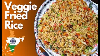 Indian Veggie Rice | How To Make Vegetable Fried Rice | Vegan