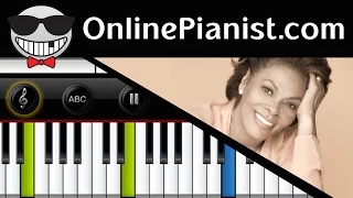 Dionne Warwick & Friends - That's What Friends Are For - Piano Tutorial & Sheets (Intermediate)