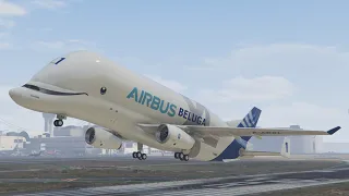 Review Mod GTA 5 Pesawat Airbus Beluga XL A330-743L