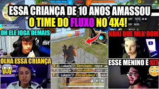 ESSA CRIANÇA DE 10 ANOS AMASSOU O FLUXO NO 4X4 E DEIXOU TODOS ASSUSTADOS COM A SUA JOGABILIDADE!