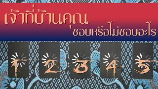 pick a card เจ้าที่บ้านคุณชอบหรือไม่ชอบอะไร (สิ่งศักดิ์สิทธิ์เจ้าที่เจ้าทาง)