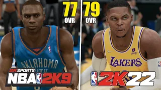 Hitting A 3pt With Russell Westbrook In Every NBA 2K!