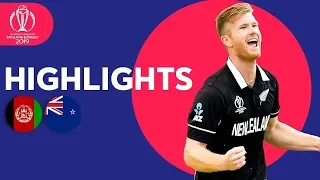 Neesham Takes 5-31 | Afghanistan vs New Zealand - Match Highlights | ICC Cricket World Cup 2019