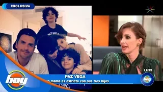 Paz Vega nos dice cómo es como mamá | Hoy