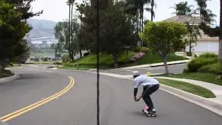 Near Death Crash on Longboard!!!