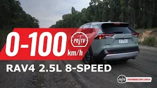 2019 Toyota RAV4 Edge (8-speed) 0-100km/h & engine sound