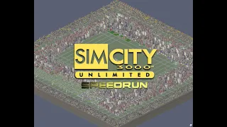 SimCity 3000: 1 million population (Hard) in 1:10:28