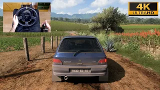 Forza Horizon 5 - 1993 RENAULT CLIO WILLIAMS - Test Drive with THRUSTMASTER TX + TH8A - 4K