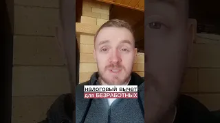 Налоговый вычет на что может расчитавать БЕЗРАБОТНЫЙ? #ндфл #налоговыйюрист #налоги2023 #shorts