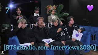 [Sub Español] BTS Interviews with Radio.com 2020