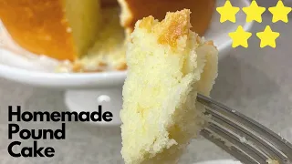 Dry Pound Cake? Try this DELICIOUS MOIST Pound Cake Recipe! | Baking A Moist Cake | Easy Cake Recipe